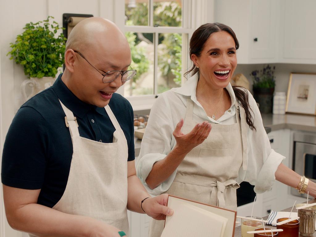 The bath salts were shown in the premiere episode, featuring Meghan’s friend, Daniel Martin. Picture: Netflix