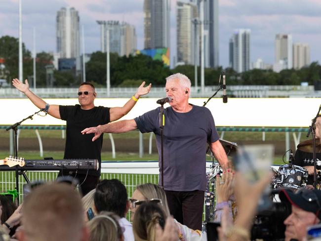 Daryl Braithwaite performs at the Gold Coast Magic MIllions. Picture: Luke Marsden