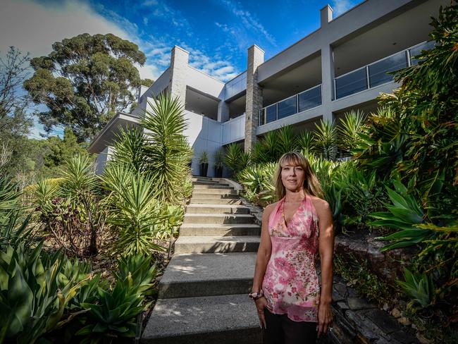 Tree House owner Sandra Palmos-Gregoriou say patrons at her Airbnb accommodation are always respectful. Picture: AAP/Roy Vandervegt.