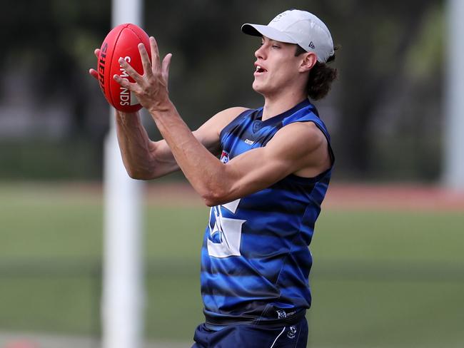 Shannon Neale has added to Geelong’s previously shallow ruck depth, and can also play forward or back. Picture: Peter Ristevski