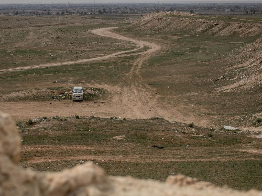 The final operation to oust ISIS from Syria is down to the village of Baghouz and an area of about a half-square kilometre. Picture: Chris McGrath/Getty Images