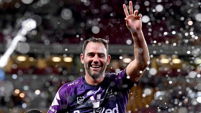 Wayne Smith suspects Sunday’s grand final will Cameron Smith’s last match. Picture: Getty Images