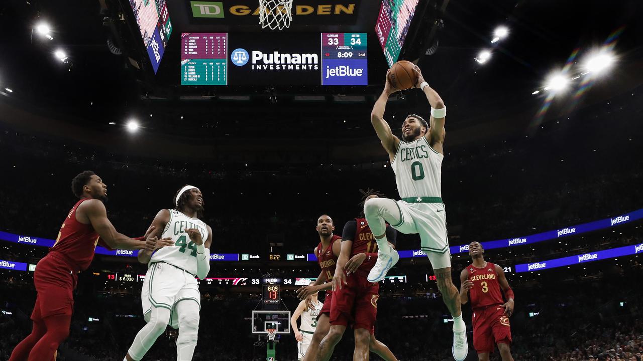 Jayson Tatum and the Boston Celtics could be on the agenda for an NBL franchise later this year. Picture: AFP