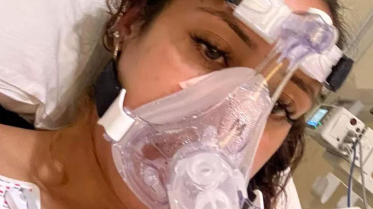 Amanda Sesio was put on life support after contracting pneumococcal pneumonia on her holiday in the US. Picture: GoFundMe