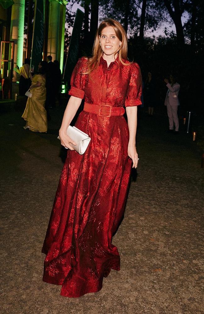 Vallance told news.com.au the brand was “lucky to have built so many strong and meaningful relationships” with the royals and described seeing Beatrice in the newly released gown as a “moment I never take for granted”. Picture: Getty