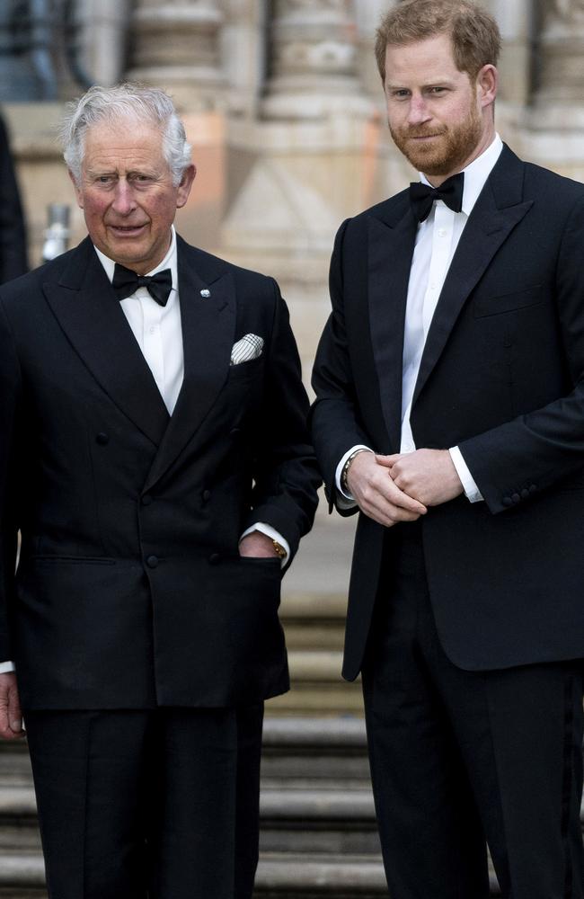 Prince Charles and Prince Harry have barely spoken in eight months. Picture: Niklas Halle’n/AFP
