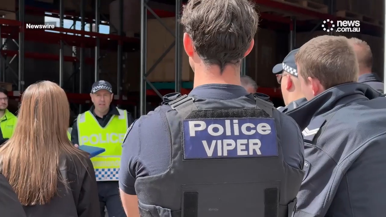 Police seize 200,000 illegal vapes from a Box Hill warehouse