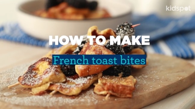 French Toast Skewers Recipe Kidspot