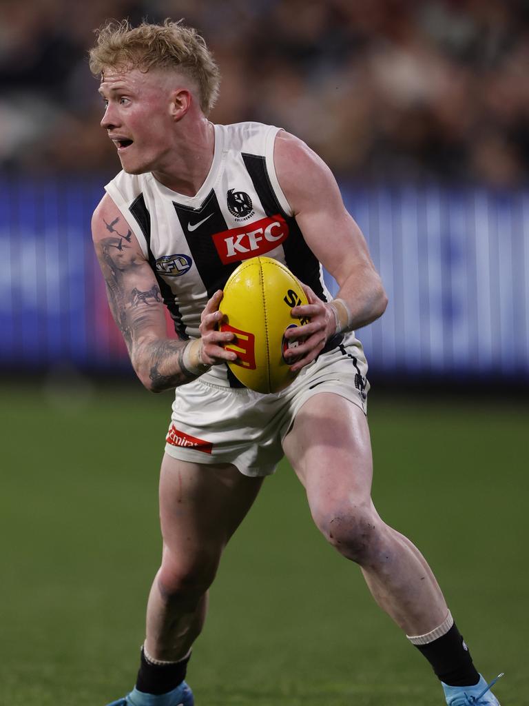 John Noble shocked Collingwood when he asked to be traded to the Suns. Picture: Darrian Traynor/Getty Images