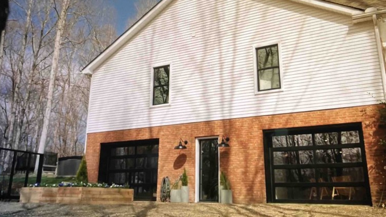 After: The glass garage doors brighten the basement and add curb appeal. Picture: HGTV