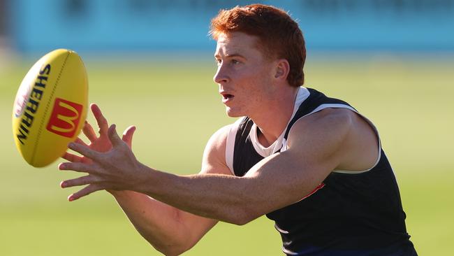 Ed Richards is enjoying his time in the midfield. Picture: Robert Cianflone/Getty Images