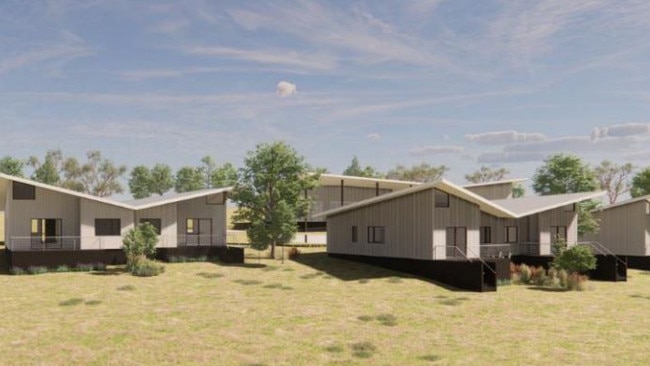 Artist impression of the temporary refuge accommodation. Picture: Hornsby Council