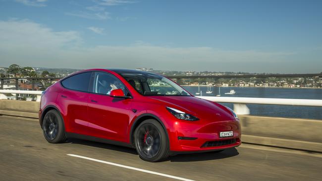 2023 Tesla Model Y Performance. Photo: Mark Bean.