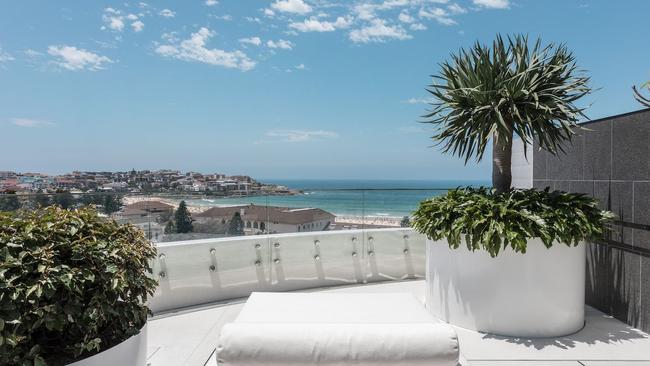 The balcony with iconic views in the property.