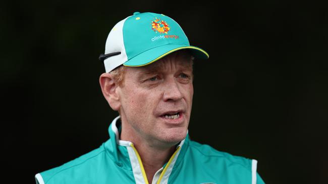 Andrew McDonald, head coach of Australia. Photo by Jason McCawley/Getty Images