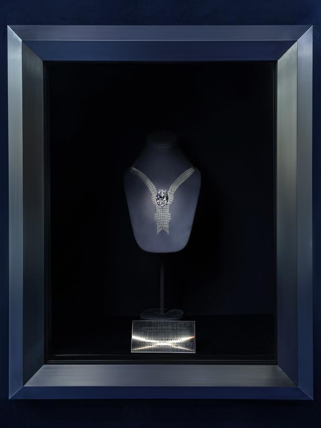 An artist’s impression of the reimagined World’s Fair Necklace, featuring the Empire Diamond. Picture: Tiffany & Co