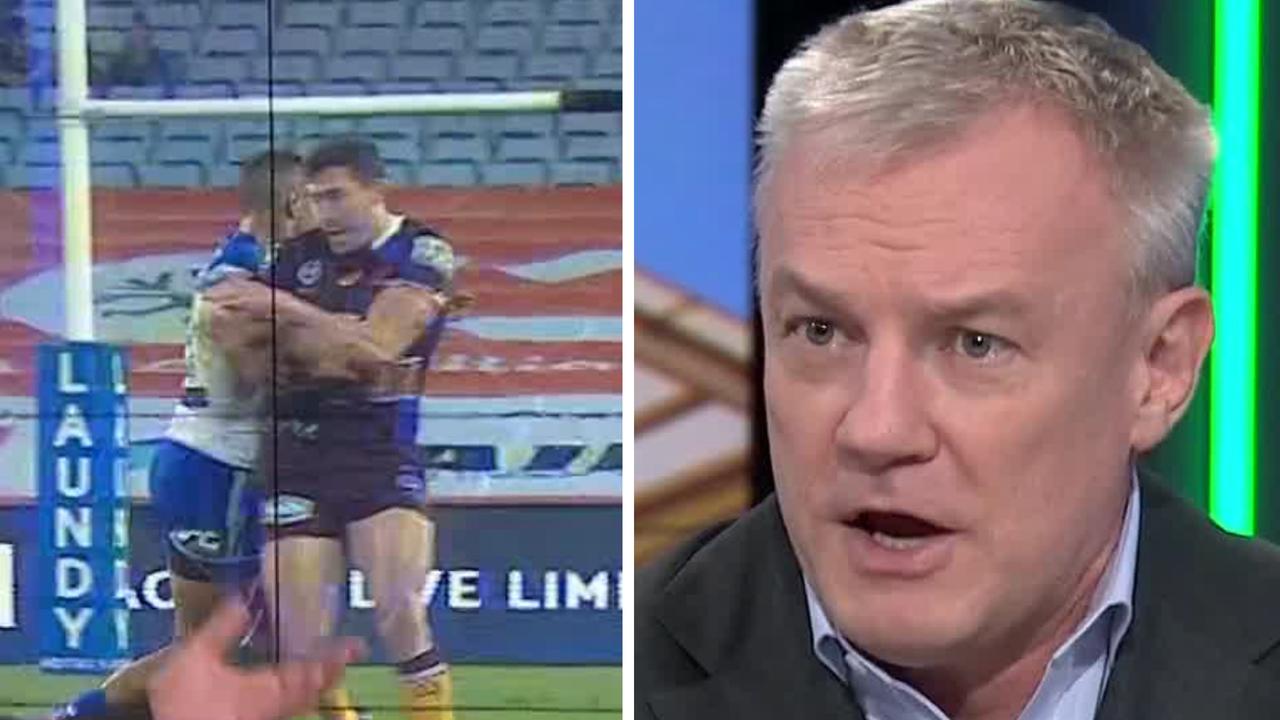 Paul Kent wasn't happy about a call made in the Bulldogs' loss to the Broncos.