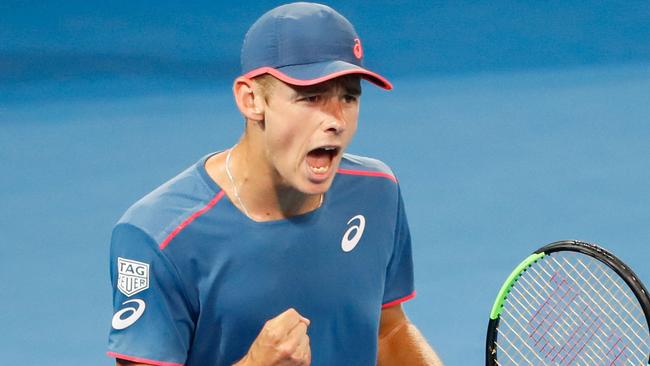 Alex De Minaur is hoping to back up his breakthrough year on tour last year. Picture: AAP