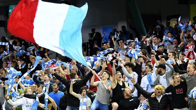 There there were few City supporters to be seen at Etihad Stadium.