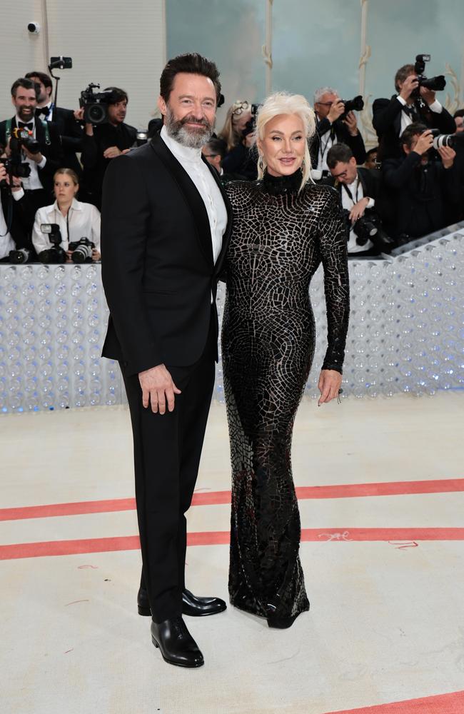 Hugh Jackman and Deborra-Lee Furness. (Photo by Jamie McCarthy/Getty Images)