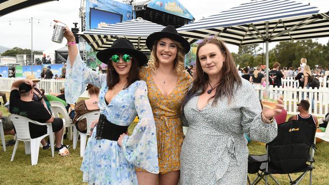 Hello Sunshine Music &amp; Food Festival. Dani Cacavas, Jesse Richards and Gill Andrews Picture: David Smith