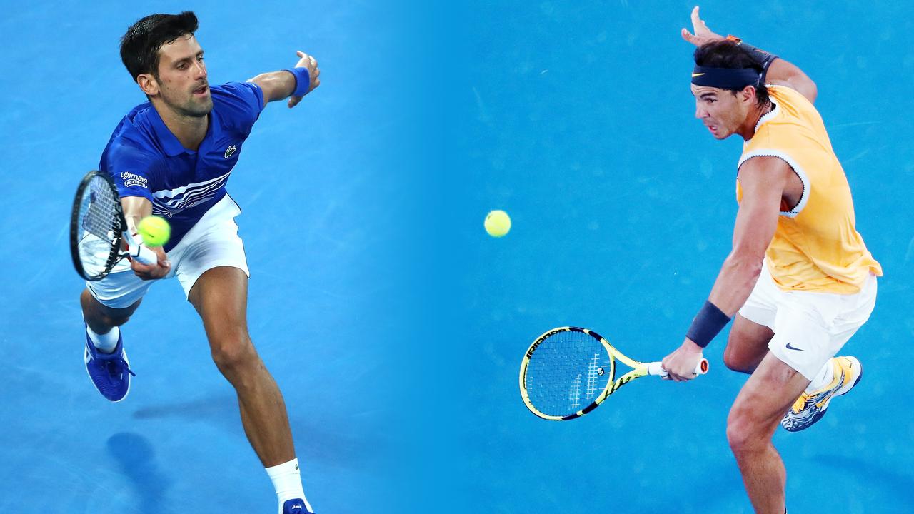 Novak Djokovic and Rafael Nadal face off for the 53rd time on Sunday night. 