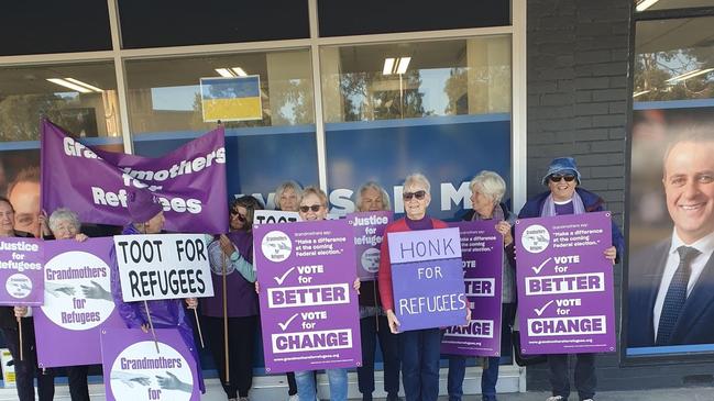 A group of grandmothers say they copped an angry tirade from MP Tim Wilson.