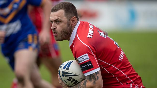 Former Cronulla Sharks fullback Nathan Gardner made a successful return to the game with East Campbelltown. Pics by Julian Andrews.