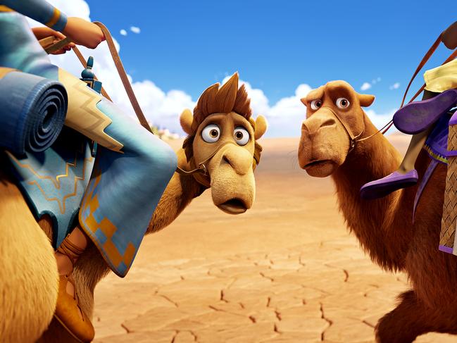 Felix (voiced by Tracy Morgan) and Cyrus (Tyler Perry) in a scene from Sony Pictures Animations' film THE STAR.