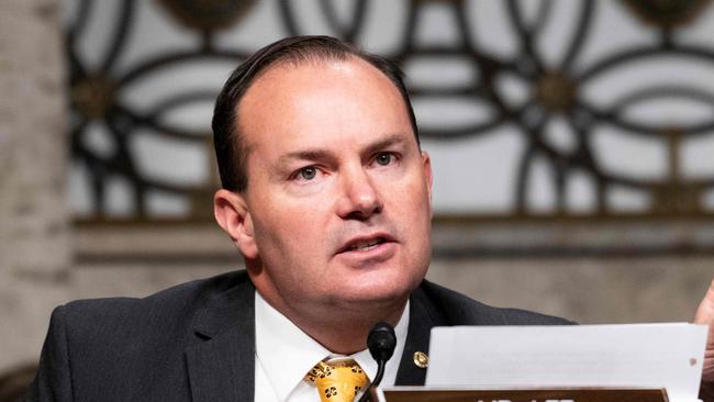 Utah Republican senator Mike Lee posted a picture online of a judge who ruled against a Trump order. Picture: AFP