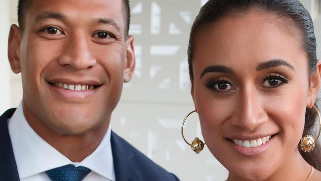 Israel and Maria Folau. Picture: Supplied