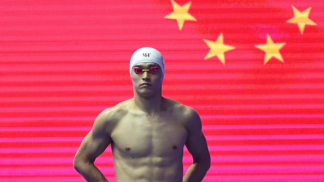 Sun Yang could yet be free to compete at the Tokyo Olympics. Picture: AFP