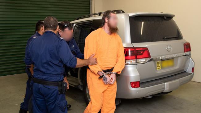 Police said there is no ongoing threat with Lawrence behind bars. Picture: NSW Police/AFP