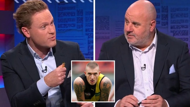 Dustin Martin trade talk divided.