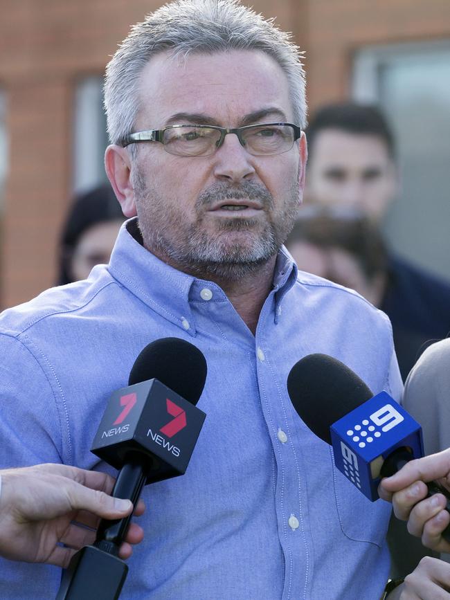 Borce Ristevski was sentenced to nine years’ jail after pleading guilty to manslaughter. Picture: Sarah Matray