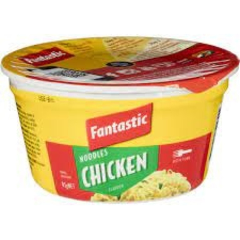 Fantastic Chicken Noodle Bowl contains 1890mg of eight different types of salt.