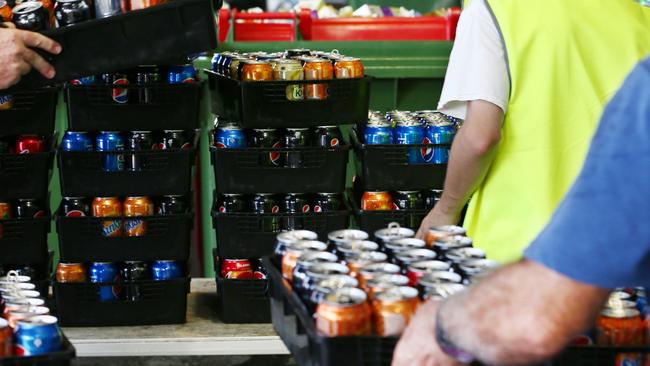 Queenslanders have jumped on board the Containers for Change refund scheme with half a billion containers being returned. PICTURE: BRENDAN RADKE