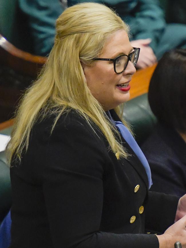 Child Protection Minister Katrine Hildyard. Picture: NewsWire / Roy VanDerVegt