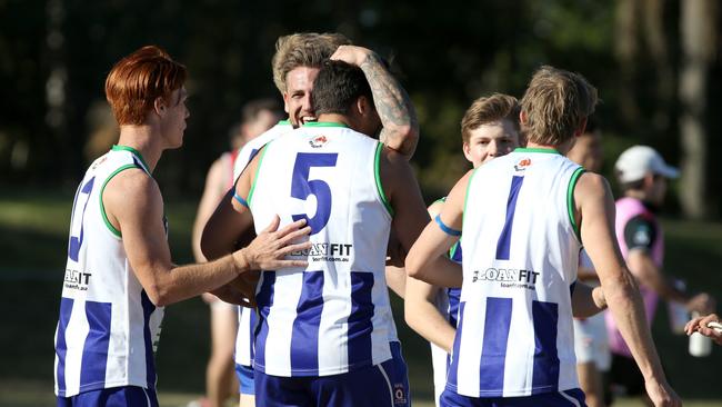 Mt Gravatt’s Samuel Stubbs (No.5) broke Surfers Paradise’s hearts. Picture: AAP Image