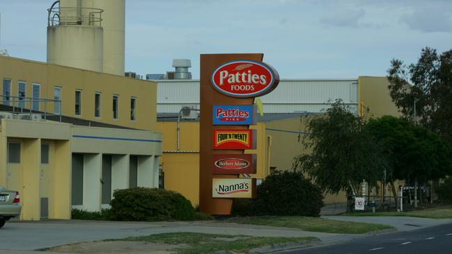 Patties Foods’ manufacturing facilities in Victoria recently sold for $141m.