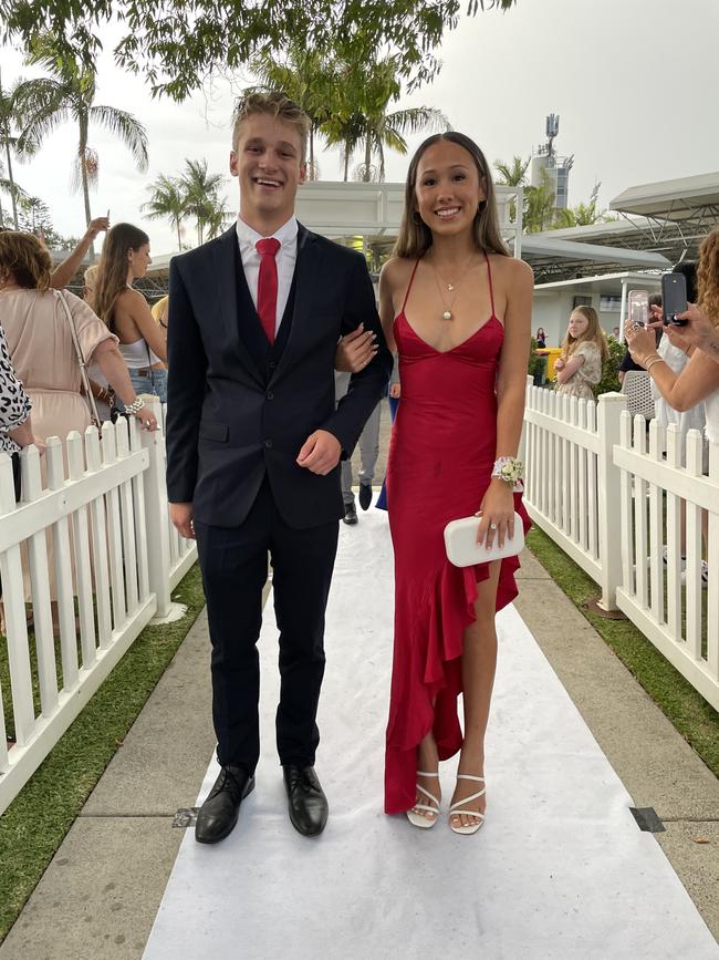 Harry Goodberg and Vanda Smith at the 2023 Unity College formal.