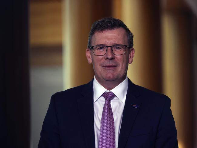 CANBERRA, AUSTRALIA - NewsWire Photos OCTOBER 22nd, 2021: The Minister for Education and Youth Alan Tudge spoke to the media during a press conference in Parliament House, Canberra. Picture: NCA NewsWire / Gary Ramage