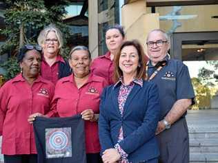 LONG JOURNEY: Paulene Houston, Julieanne Eisemann, Carmel Knox, Haylea Fuller, Ipswich MP Jennifer Howard and Rod Fuller outside the Ipswich Courthouse. Picture: Lachlan McIvor