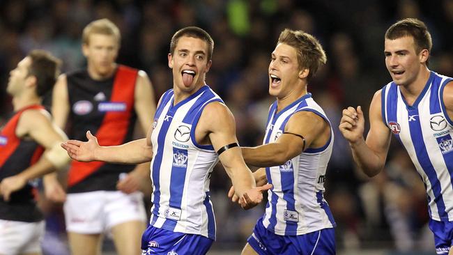 Ben Speight celebrates his first career goal.