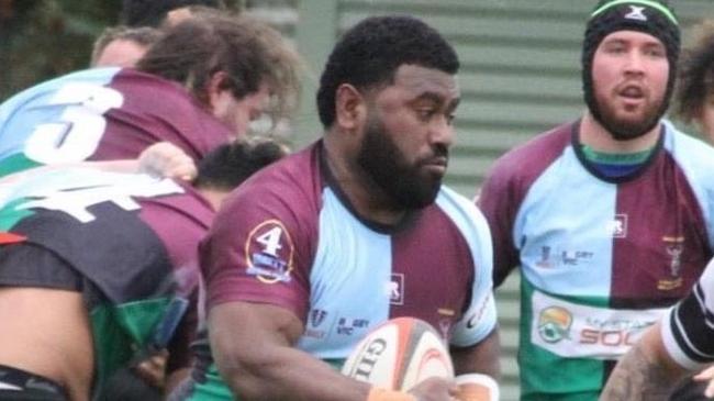 Matia Vibote plays for Harlequin Rugby Club. Picture: Supplied