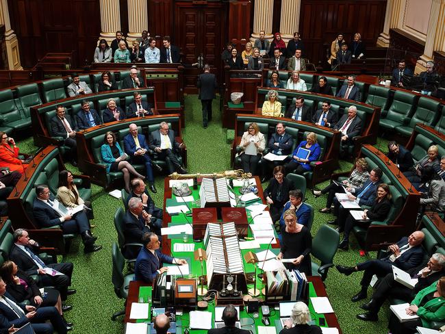 Victorian MPs base salary will increase from $198,839 to $205,798. Picture: Luis Enrique Ascui