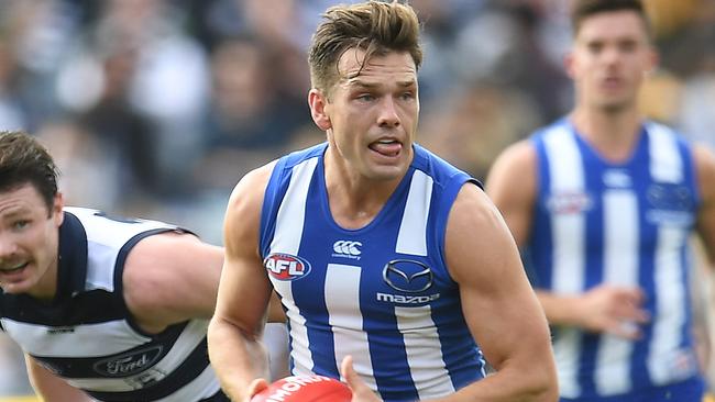 Shaun Higgins is in the mix for an All Australian selection. Picture: AAP Images