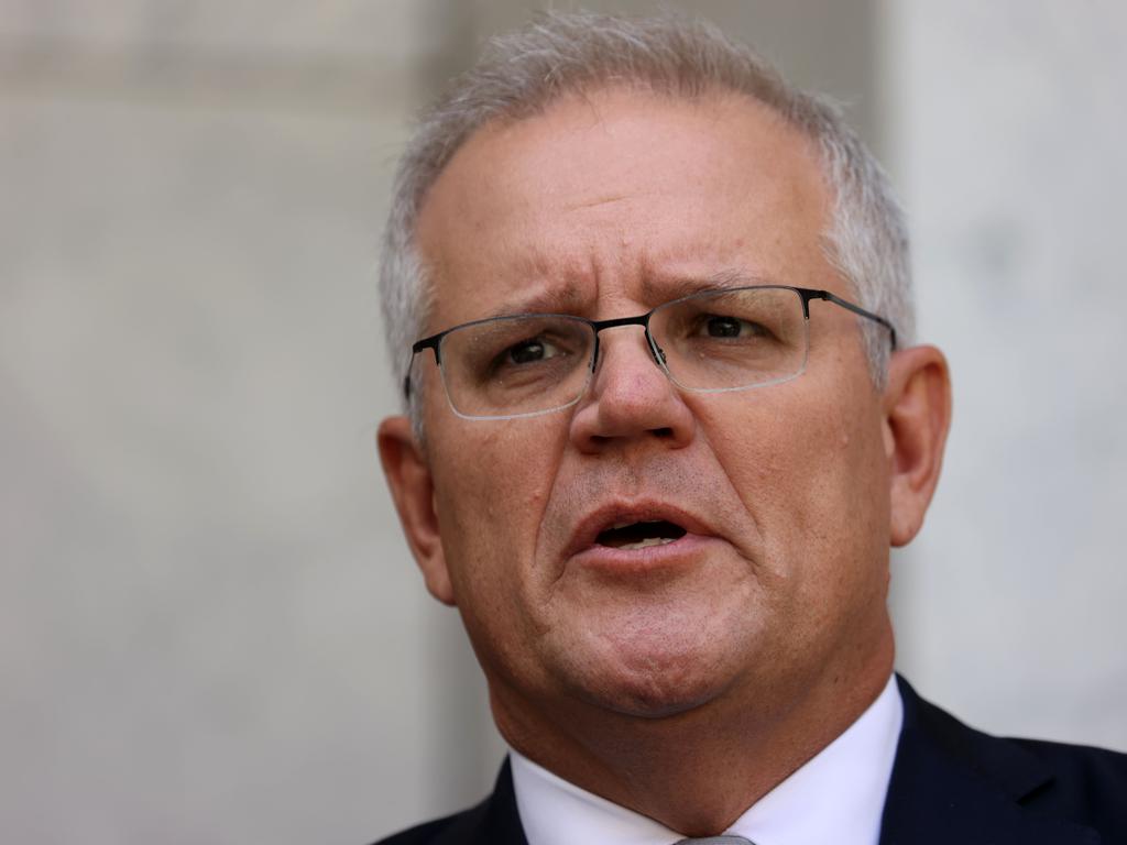 Scott Morrison said Australia was returning to ‘normal’. Picture: NCA NewsWire/Gary Ramage