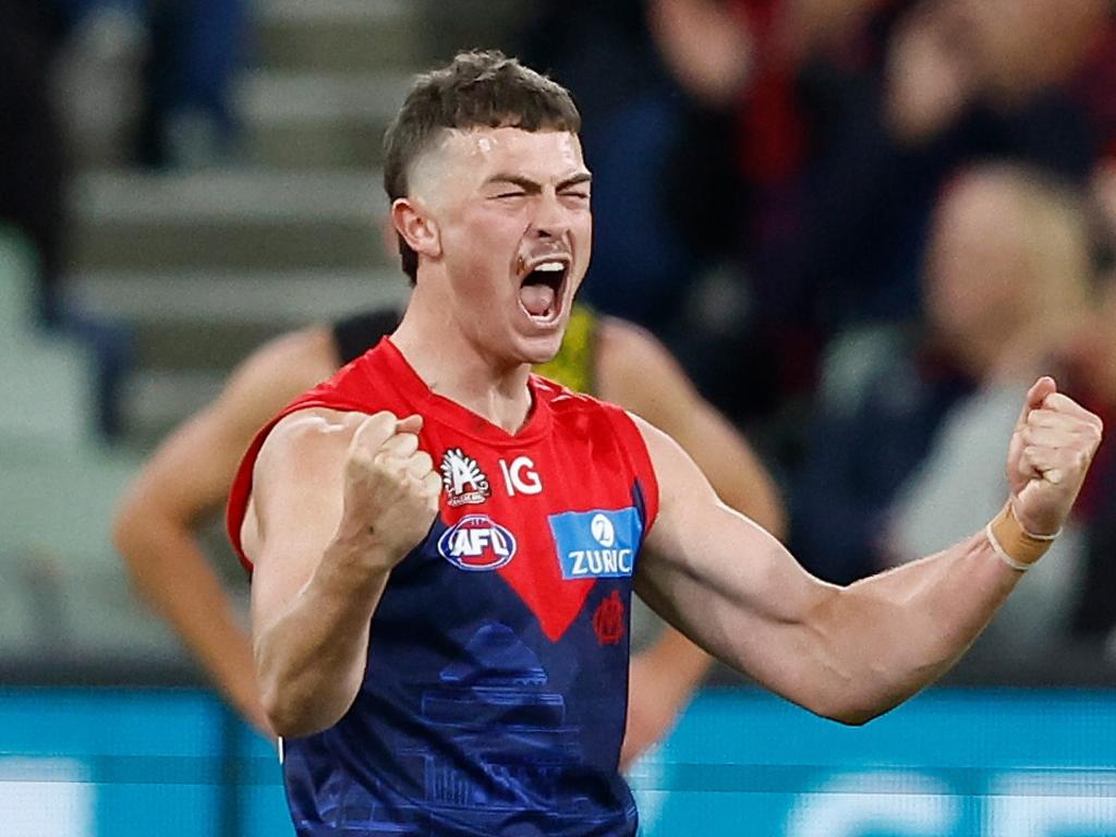 Turner was the star of the Dees’ win over Richmond. (Photo by Michael Willson/AFL Photos via Getty Images)