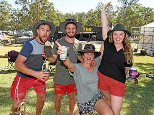 2019 Gympie Muster- . Kenny Allison, Brendan Ratcliff, Sarah Ratcliff, Chloe Taylor